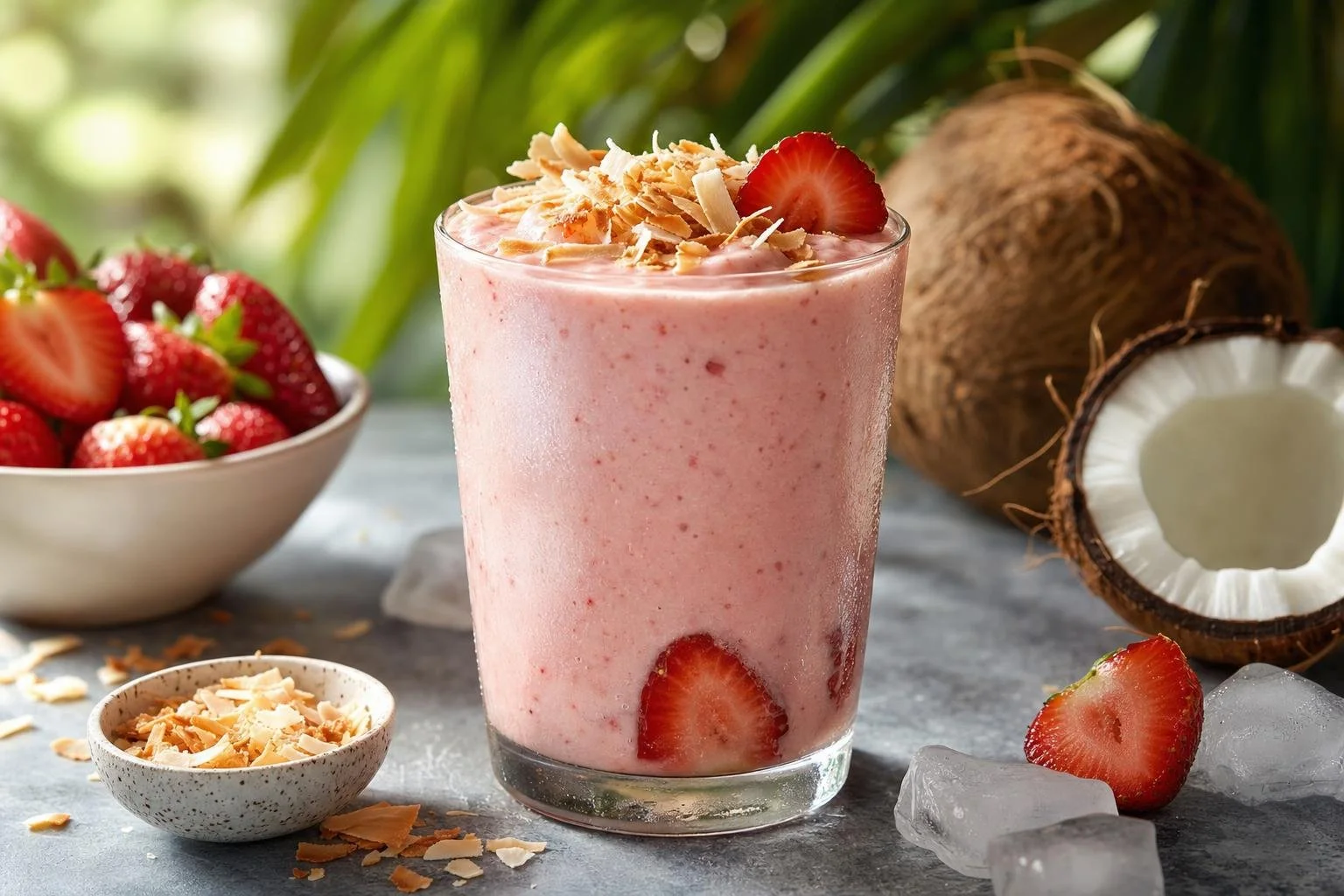 Strawberry Coconut Smoothie