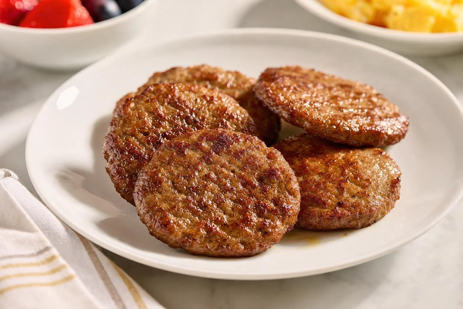 Air Fryer Sausage Patties